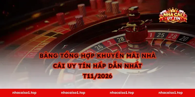 NHÀ CÁI UY TÍN 13 Bảng Tổng Hợp Khuyến Mãi Nhà Cái Uy Tín Hấp Dẫn Nhất T11/2026